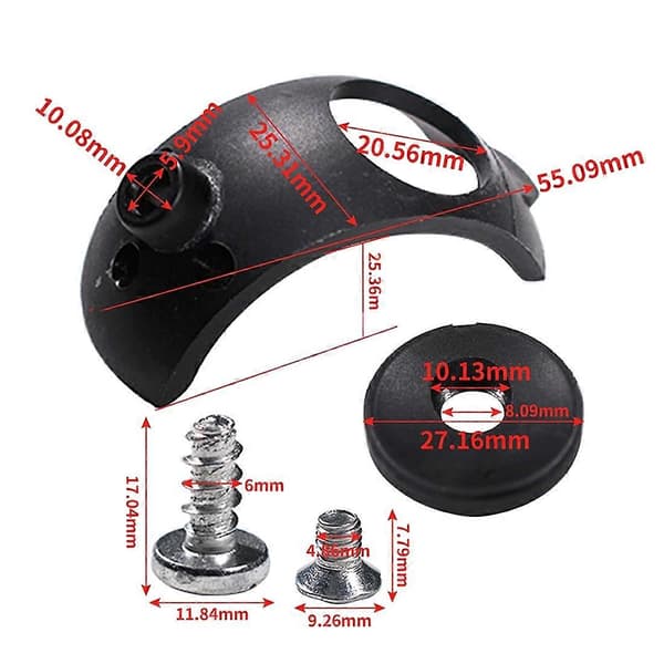 Friction Pad Kit for Caravan Stabilizer, ABS, Compatible with AKS 2000 2004 3004 3504 AKS3004 AKS3504, 1220755 691418