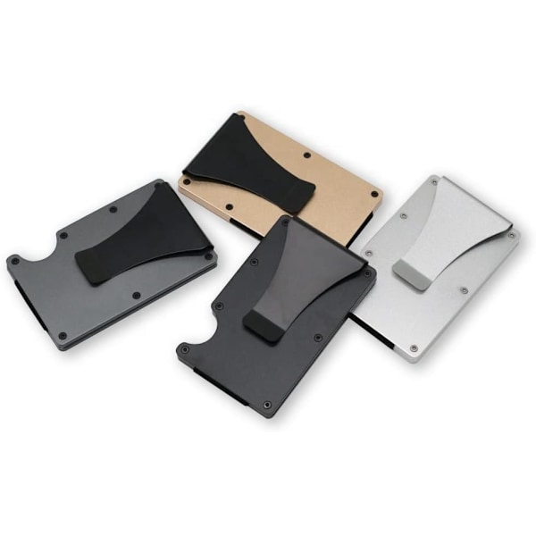 Smal Ridge Plånbok för Män - Minimalistisk Design, Rymmer 12 Kort, RFID-skydd [GPA]