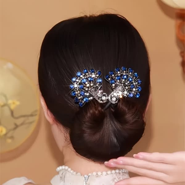 Krystal Fransk Twist Hårstylingværktøj til Elegante DIY-opsætninger 2pcs
