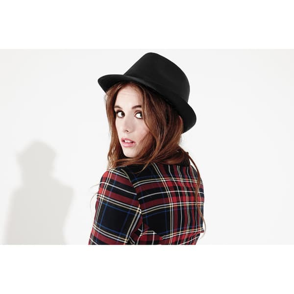 Beechfield Unisex Fedora Hattu Musta S/M