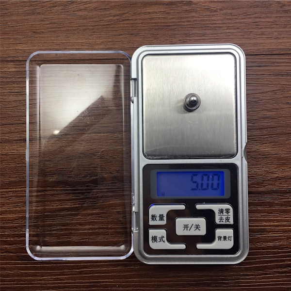 Mini precisionsvåg 0,01g/200g enhet g oz tare ct