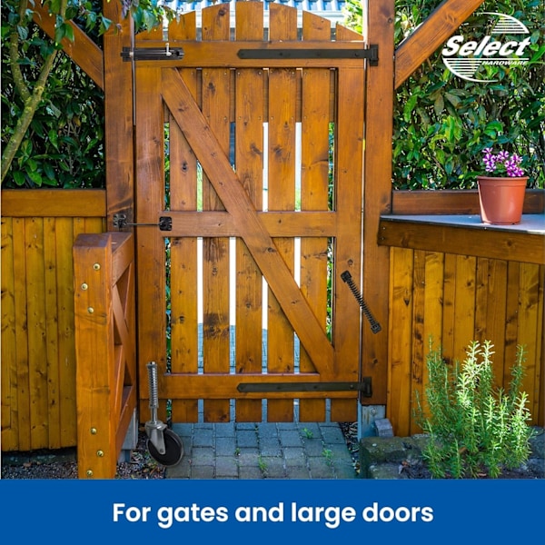 Select Hardware Fjærbelastet Svingbart Portrull, 4\" Kraftig W[GP]