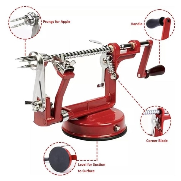 Eplekutter, 3-i-1 eplekutter Cherry-WELLNGS
