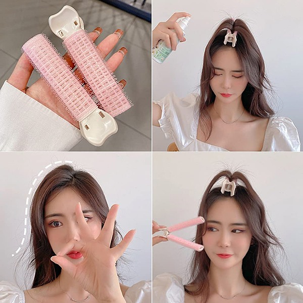 Hårrod Fluffy Clips Pandehår Styling Frisør Hårnåle random color 5pcs