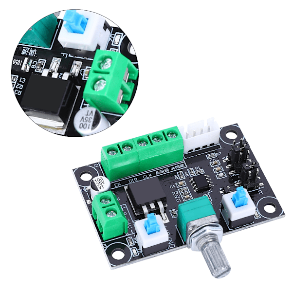 MKS OSC Steppermotor Driver Kontroller - Puls PWM Hastighetskontroll (Høy/Middels/Lav Frekvenssignal) - 1 Stykke 0.15