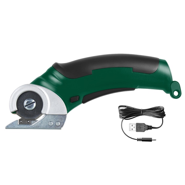 Sähkösakset kankaalle Kevyt ladattava kangasleikkuri vaatteille/vinyylille Green
