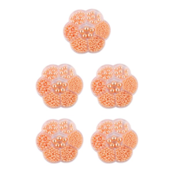 1/2/3/5 1150 st DIY-pärlor för att göra vackra smycken - orange orange 5PCS
