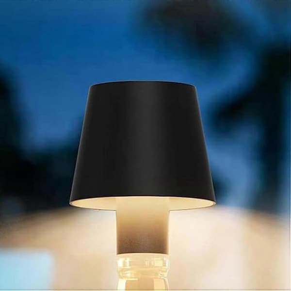 Ladattava kosketusvapaa RGB-pullolamppu hengitysvalotilalla 3 colors Black