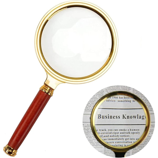 10x käsikäyttöinen suurennuslasi tutkimiseen, lukemiseen ja vianmääritykseen