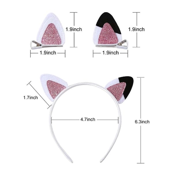 Gabbys dockhus pannband set om 4 | Flickor rollspelsdräkt tillbehör 6