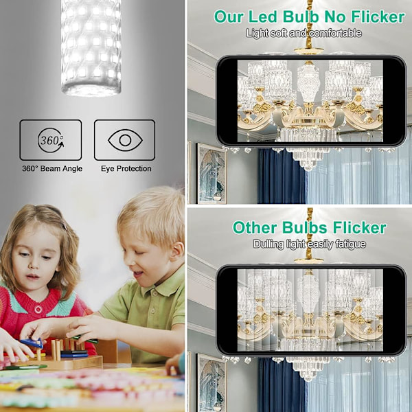 LED-lampor E14 Kallvitt, 16W motsvarande 100W Halogen 6-pack