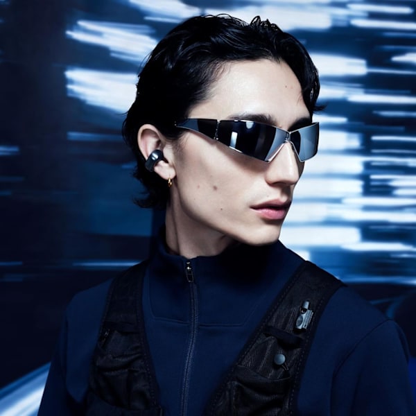 Immersive Audio Open Ear Ørepropper, Klips på Ørepropper for Komfort, Opptil 48 Timer Batteritid, Svart