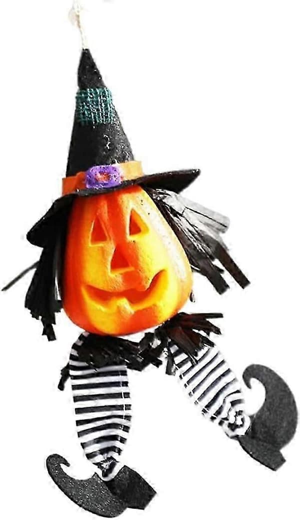 Halloween jack-o-lantern lysende jack-o-lantern dekoration til halloweenfest S (intet batteri)