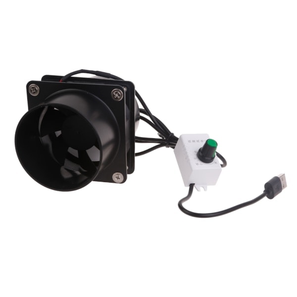 USB Justerbar Hastighet Lodderøykabsorber ESD Røykavsug Vifte Rørkanal Avtrekksvifte med 1/3/6M Rørventilasjon Vifte null - Enkel Vifte null - Single fan