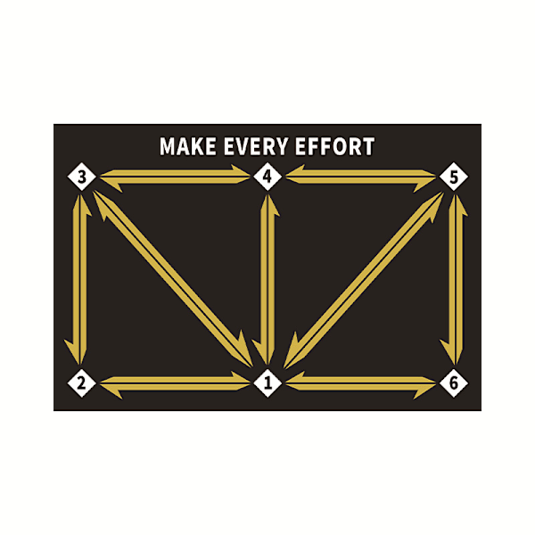 Fotbollsplan Matta 60*90cm Fotboll Ingen Träning Matta Fotbollsträningsmatta Fotbollsplan Anti-halk Fotbollsmål Matta Tillbehör (Gul)