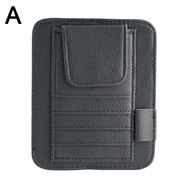 Bilsolskærm Organizer Multi-Lommer Auto Indretningsdekor f black One-size