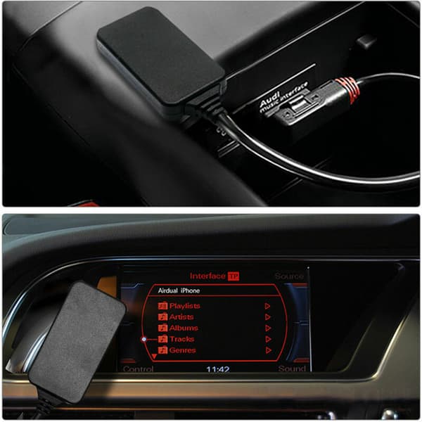 For Audi VW MMI Musikkstrømming Bluetooth iPod Media Interface A