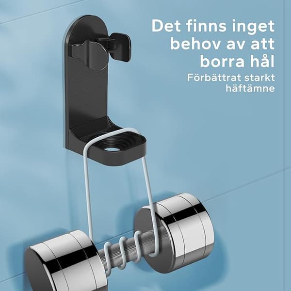 Stærk selvklæbende holder til elektrisk tandbørste - 4-pak
