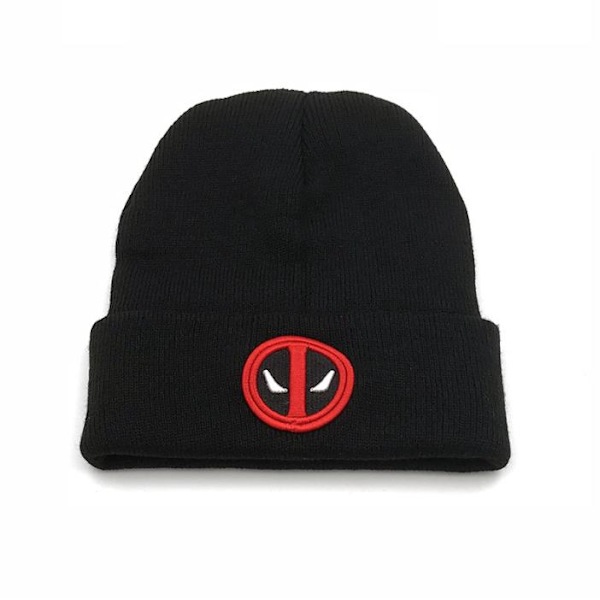 Herra Deadpool Talvipipo Lämmin Hip Hop Ulkoilu Hiihto Pääkallo Neulottu Pipo Lahjat Black