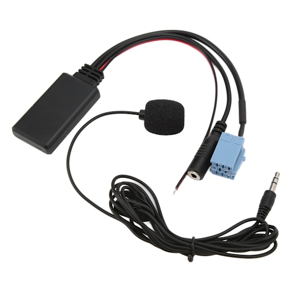 Bluetooth 5.0 AUX IN-kabel 3,5 mm stik ISO 8Pin 7 607 897 093 Håndfri mikrofonerstatning til Bora til Blaupunkt 0.1