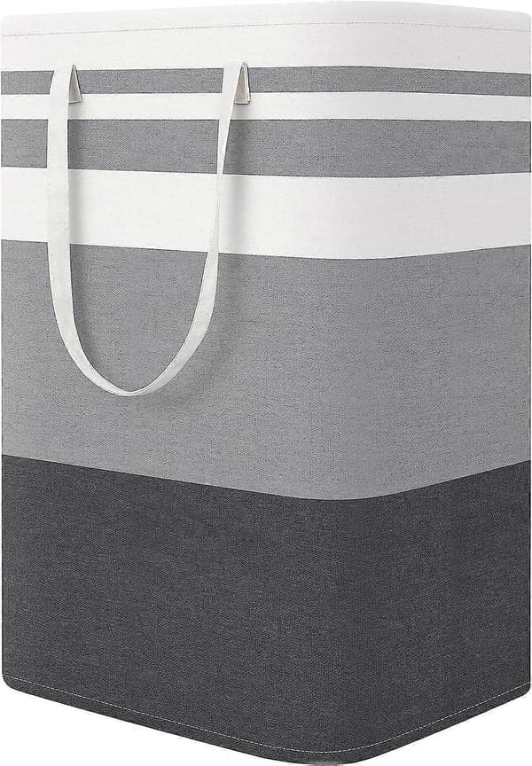 2-pack Large Laundry Hamper, Waterproof, Freestanding Laundry Basket, Foldable Tall Clothes Hamper with Extended Handles for Clothes, Toys at Home