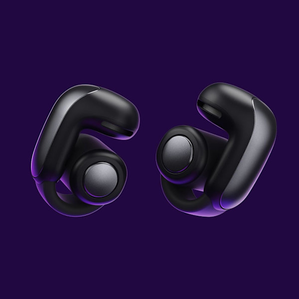 Immersive Audio Open Ear Ørepropper, Klips på Ørepropper for Komfort, Opptil 48 Timer Batteritid, Svart