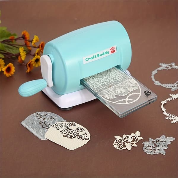 Craft Buddy Manuell Stans- och Präglingsmaskin för Scrapbooking White
