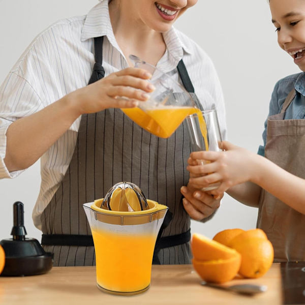 Kannettava kädessä pidettävä sitruunapuristin hedelmämehu yksinkertainen appelsiinipuristin värilaatikko