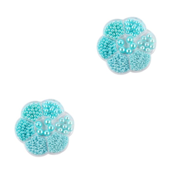 1/2/3/5 1150 st DIY-pärlor för att göra vackra smycken - ljusblå sky blue 2PCS