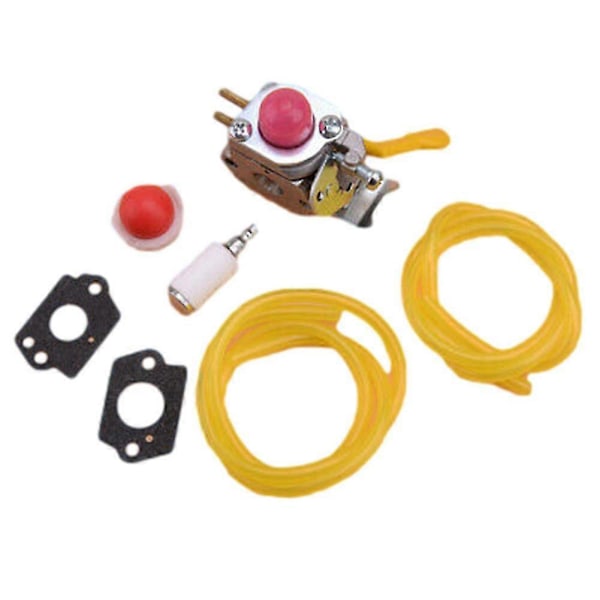 Kaasutin tiivistesarjalla Yhteensopiva Jonsered GT2124C Partner B250 Colibri Primer Bulb Polttoainesuodatin Polttoaineletkut Trimmeri Ruohonleikkurin Osat