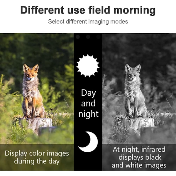 Nattkikkert, R7 Digitalt Nattsyn Enhet 1080P Full HD Utendørs Infrarød Monokulær for Fugletitting, Jakt, Camping, Reiser