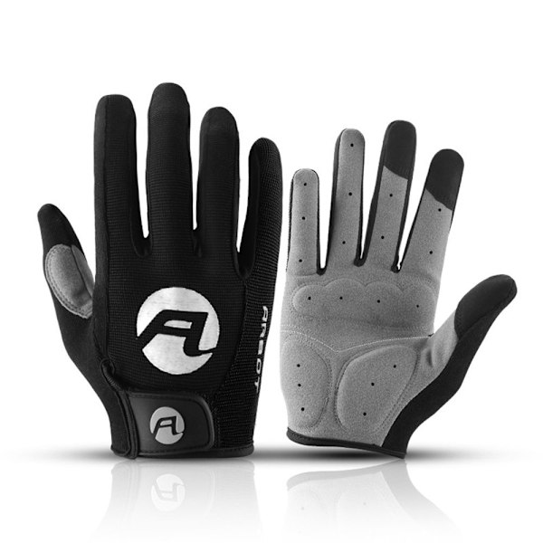 2st Motorcykelhandskar Helfingervantar SVART M Svart Black M