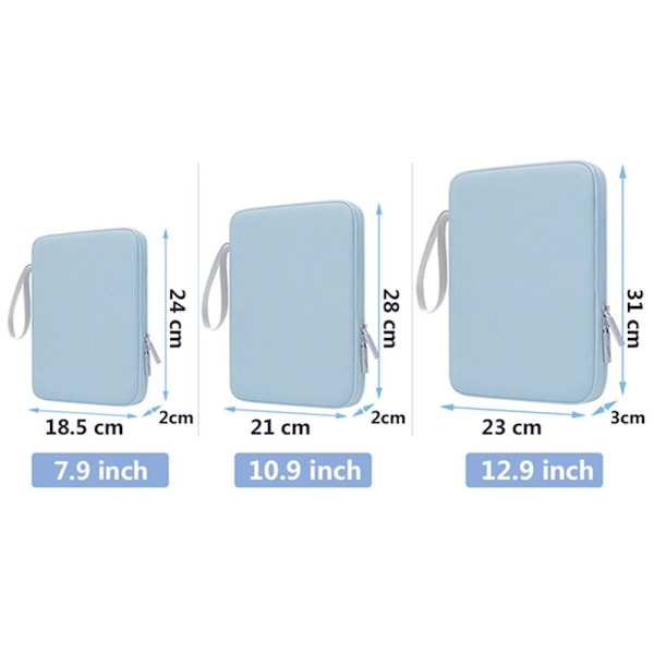 Håndveske Nettbrettveske SVART 12.9 TOMMER - på lager Svart Black 12.9 inch