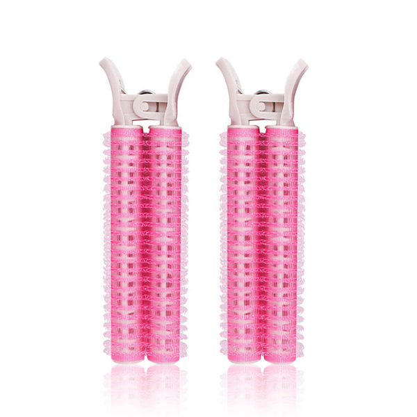 Hårrod Fluffy Clips Pandehår Styling Frisør Hårklemme rose red