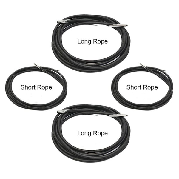 4 stk. elastiske snorer for lenestol/recliner