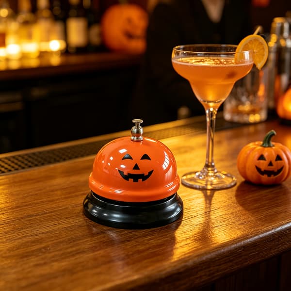 3-delt serviceklokkesæt til Halloween, hotel, restaurant og kæledyrstræning Halloween 3pcs