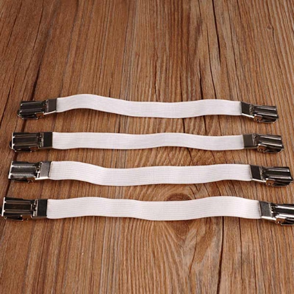 4 stk. Praktiske alsidige lagenholdere madras elastisk holder clips gribere værktøj lagner