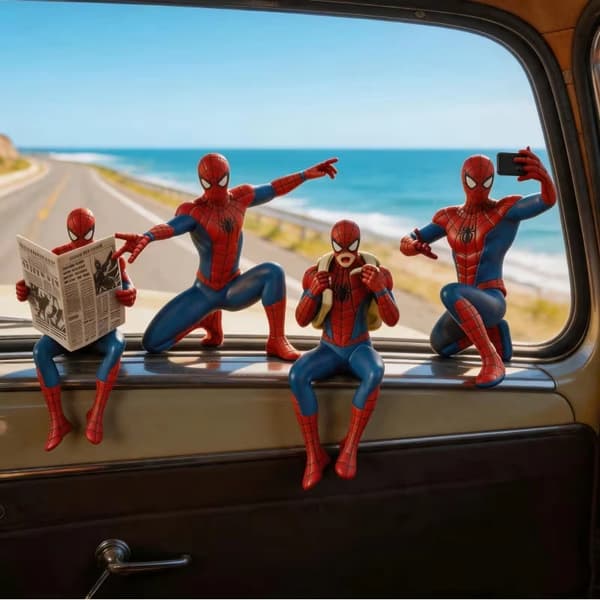 Marvel Spiderman Hæklenål & Garn Håndværkssæt – 4-delt sæt til børn og fans