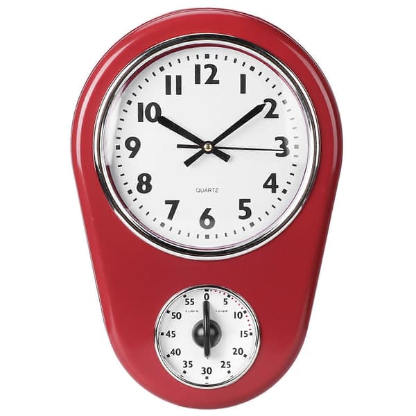 Vintage Vægur Stort Hængende Ur Hjemmekøkken Timer