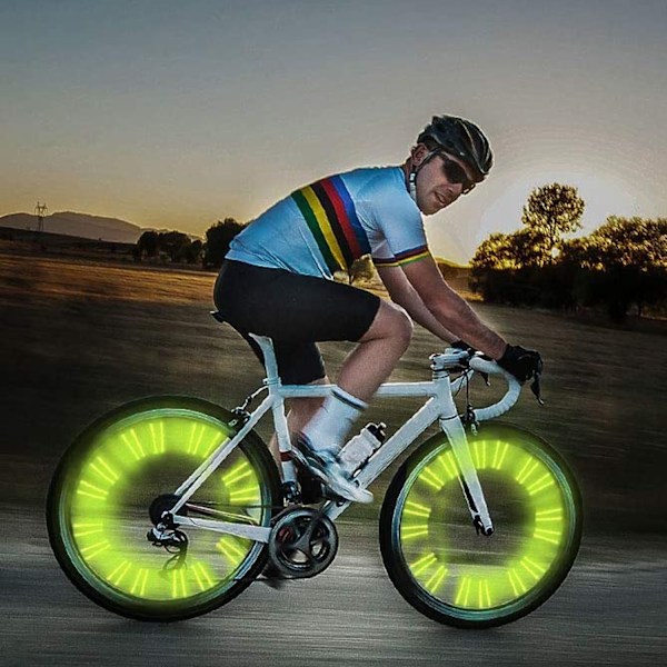 Cykelreflekser, 48 stk. cykeltilbehør reflekser, 360° synlighedsreflektorer, refleksclips cykel, reflekterende ekerpinde
