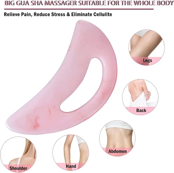 Stor Gua Sha Massasjeapparat for Helkropps Lymfedrenasje og Anti-Cellulitt