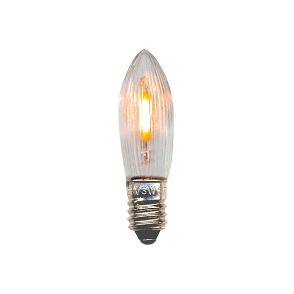 7 kpl LED-filamenttilamput adventtikynttilänjalkoihin E10 universaali