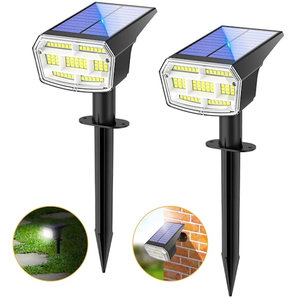 LED aurinkokennolla toimiva nurmikkolamppu, huvilan piha, ulkokäyttöön, vedenpitävä puuvalo syttyy automaattisesti, värikäs RGB-maapiikkivalo