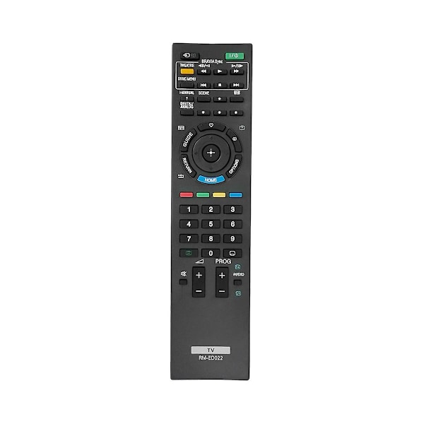 Erstatningsfjernkontroll -ed022 for TV -37ex402 -32nx500 -40nx500 -40bx400 -22ex302 -32ex301 -yd035