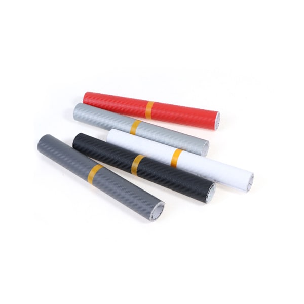3D Karbonfiber Matt Vinylfilm Bilark Wrap Roll Sticker Svart Black 127*30cm