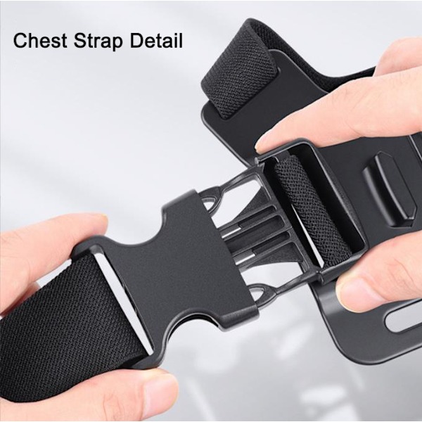 Brystmonteringsseleholder for Gopro Mobiltelefon A