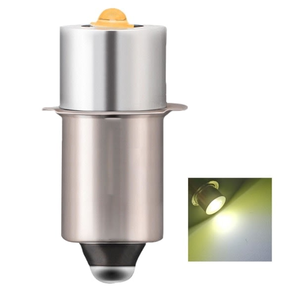 P13.5S DC6V-24V/3-12V LED-uppgraderingslampa Vit Maglite Ficklampa 6-24v warm white