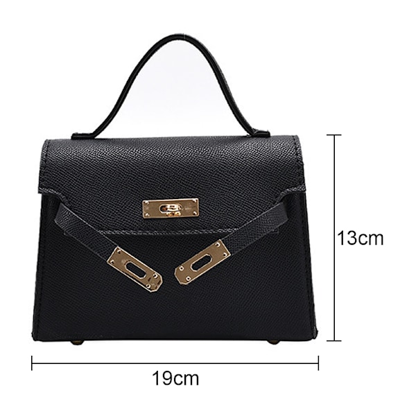 Fashionabel axelväska i läder med stor kapacitet för mobiltelefon, crossbody-väska