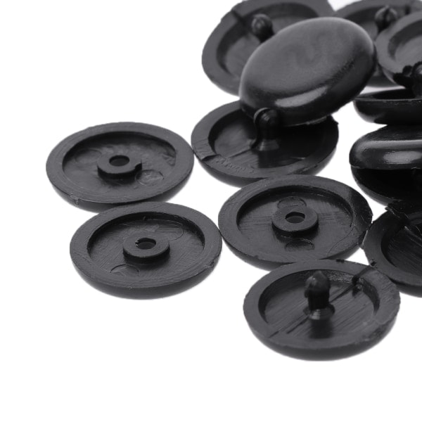 10 stk belteklips holder feste stoppknapp for