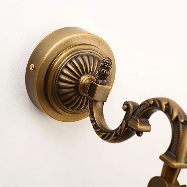 Vintage LED Badeværelsesspejl Lampe Messing Belysningsarmatur